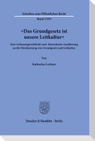 "Das Grundgesetz ist unsere Leitkultur"