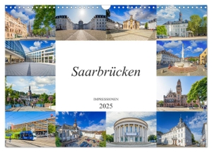 Meutzner, Dirk. Saarbrücken Impressionen (Wandkalender 2025 DIN A3 quer), CALVENDO Monatskalender - Wunderschöne Impressionen der Stadt Saarbrücken. Calvendo, 2024.