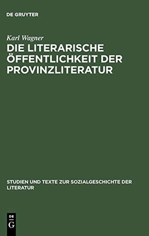 Wagner, Karl. Die literarische Öffentlichkeit der Provinzliteratur - Der Volksschriftsteller Peter Rosegger. De Gruyter, 1992.