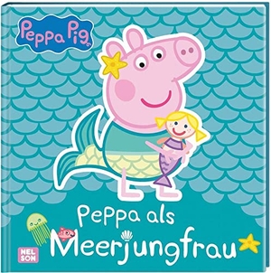 Peppa Wutz Bilderbuch: Peppa als Meerjungfrau - Mit glänzender Folie auf dem Cover | Für Kita-Kinder. Nelson Verlag, 2023.