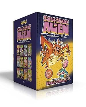 Coville, Bruce. Sixth-Grade Alien Complete Cosmic Collection (Boxed Set): Sixth-Grade Alien; I Shrank My Teacher; Missing--One Brain!; Lunch Swap Disaster; Zombies of. Aladdin Paperbacks, 2022.