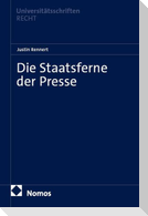 Die Staatsferne der Presse