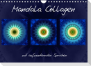 Mandala Collagen mit aufmunternden Sprüchen (Wandkalender 2022 DIN A4 quer)