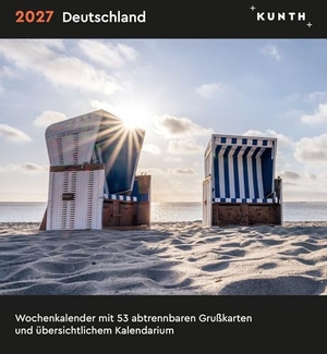 Deutschland - KUNTH Postkartenkalender 2027 - Hochwertiger Tischkalender mit 53 traumhaften Grußkarten (auch zum Aufhängen). Kunth GmbH Kalender, 2026.