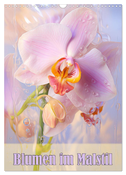Blumen im Malstil (Wandkalender 2025 DIN A3 hoch), CALVENDO Monatskalender