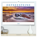 Ostseesteine (hochwertiger Premium Wandkalender 2024 DIN A2 quer), Kunstdruck in Hochglanz