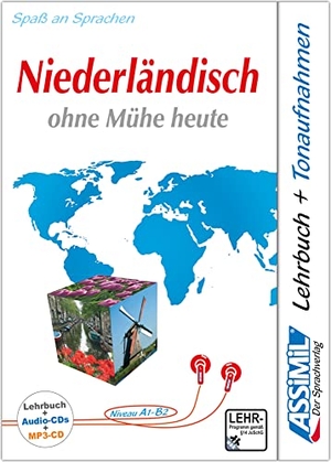 Assimil Gmbh (Hrsg.). ASSiMiL Niederländisch ohne Mühe heute - Audio-Plus-Sprachkurs - Niveau A1-B2 - Selbstlernkurs in deutscher Sprache, Lehrbuch + 4 Audio-CDs + 1 MP3-CD. Assimil-Verlag GmbH, 2017.