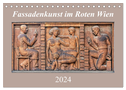 Fassadenkunst im Roten Wien (Tischkalender 2024 DIN A5 quer), CALVENDO Monatskalender