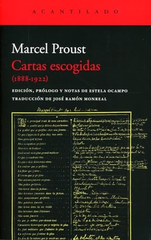 Proust, Marcel. Cartas Escogidas (1888-1922). Batiscafo, 2023.