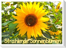 Strahlende Sonnenblumen / CH - Version (Wandkalender 2024 DIN A2 quer), CALVENDO Monatskalender