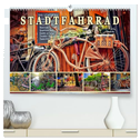 Stadtfahrrad (hochwertiger Premium Wandkalender 2025 DIN A2 quer), Kunstdruck in Hochglanz