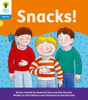 Shipton, Paul. Oxford Reading Tree: Floppy's Phonics Decoding Practice: Oxford Level 3: Snacks!. Oxford University Press, 2022.