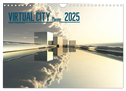 VIRTUAL CITY PLANER 2025 (Wandkalender 2025 DIN A4 quer), CALVENDO Monatskalender