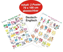 Das bunte Kinder-ABC + Meine tierischen Zahlen von 1-20 Deutsch/Englisch