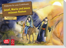Josef, Maria und Jesus müssen fliehen. Kamishibai Bildkartenset