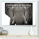 Elefanten in Etosha (Premium, hochwertiger DIN A2 Wandkalender 2023, Kunstdruck in Hochglanz)