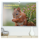 Eichhörnchen Kinder (hochwertiger Premium Wandkalender 2024 DIN A2 quer), Kunstdruck in Hochglanz