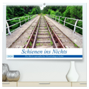 Schienen ins Nichts - Ein Stück ostpreußischer Eisenbahngeschichte (hochwertiger Premium Wandkalender 2024 DIN A2 quer), Kunstdruck in Hochglanz