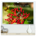Uganda - im Herzen von Afrika (hochwertiger Premium Wandkalender 2024 DIN A2 quer), Kunstdruck in Hochglanz