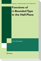 Functions of a-Bounded Type in the Half-Plane