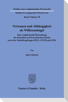 Vertrauen und Abhängigkeit als Willensmängel