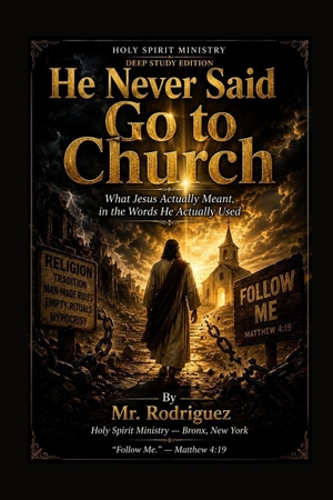Rodriguez. He Never Said Go to Church - What Jesus Actually Meant, in the Words He Actually Used. Independently published, 2026.