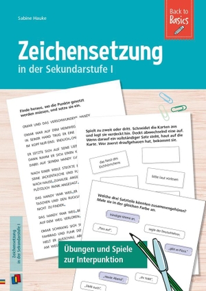 Hauke, Sabine. Zeichensetzung in der Sekundarstufe I - Übungen und Spiele zur Interpunktion. Verlag an der Ruhr GmbH, 2026.