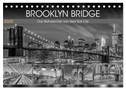 BROOKLYN BRIDGE Das Wahrzeichen von New York City (Tischkalender 2025 DIN A5 quer), CALVENDO Monatskalender