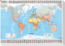 The World - Michelin rolled & tubed wall map Paper