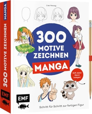 Herzog, Lise. 300 Motive zeichnen - Manga - Schritt für Schritt zur fertigen Figur | Stift dabei - Gleich loslegen!. Edition Michael Fischer, 2024.