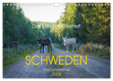 Das Land der Freiheit Schweden (Wandkalender 2024 DIN A4 quer), CALVENDO Monatskalender