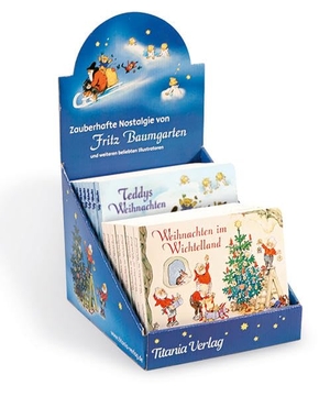 Fritz Baumgarten Weihnachts-Display - 16 Pappebücher. Titania Verlag GmbH, 2021.