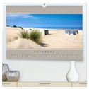 Strandblicke Borkum und Norderney (hochwertiger Premium Wandkalender 2025 DIN A2 quer), Kunstdruck in Hochglanz