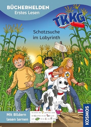 Vogel, Kirsten. TKKG Junior, Bücherhelden, Erstes Lesen, Schatzsuche im Labyrinth - Mit Bildern lesen lernen - Spannende Detektivgeschichten für Vorschulkinder ab 5 Jahren zum Vor- und Mitlesen. Franckh-Kosmos, 2026.