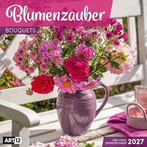 Ackermann Kunstverlag GmbH. Blumenzauber Kalender 2027 - 30x30 - Art12 - Farbenfroher Garten-Kalender im schlanken Hochformat (aufgeklappt 30x60 cm) | zum Eintragen. Ackermann Kunstverlag, 2026.