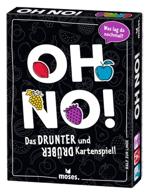 Zur Linde, Ralf. Oh no! - Das drunter und drüber Kartenspiel. moses. Verlag GmbH, 2024.
