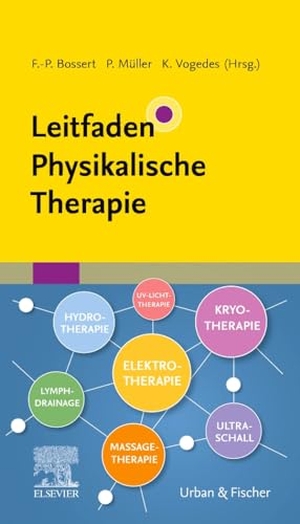 Bossert, Frank-Peter / Petra Müller et al (Hrsg.). Leitfaden Physikalische Therapie. Urban & Fischer/Elsevier, 2021.