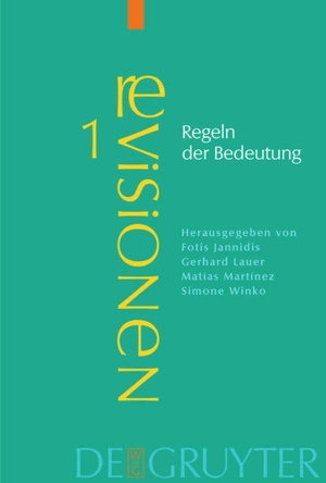Jannidis, Fotis / Simone Winko et al (Hrsg.). Regeln der Bedeutung - Zur Theorie der Bedeutung literarischer Texte. De Gruyter, 2003.
