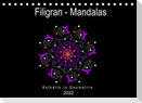 Filigran - Mandalas (Tischkalender 2022 DIN A5 quer)