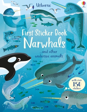 Bathie, Holly. First Sticker Book Narwhals. Usborne Books, 2023.