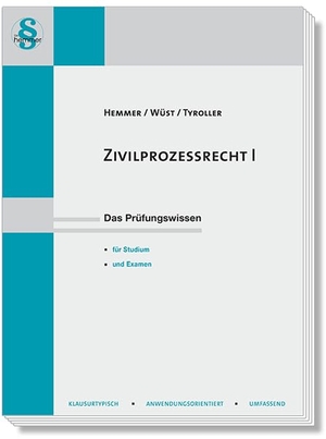 Hemmer, Karl-Edmund / Wüst, Achim et al. Zivilprozessrecht I - Das Prüfungswissen für Studium und Examen. Hemmer-Wuest, 2024.