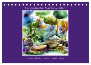 IssaBild, IssaBild. Fantastische Gartenwelten - Aquarellbilder voller Inspiration (Tischkalender 2024 DIN A5 quer), CALVENDO Monatskalender - Traumgarten, Aquarelle. Calvendo Verlag, 2023.