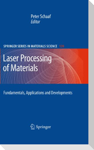 Laser Processing of Materials