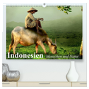 Indonesien. Menschen und Natur (hochwertiger Premium Wandkalender 2024 DIN A2 quer), Kunstdruck in Hochglanz