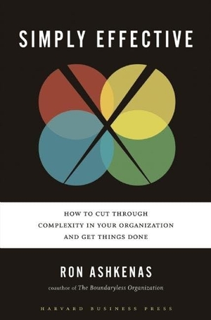 Ashkenas, Ron. Simply Effective - How to Cut Through Complexity in Your Organization and Get Things Done. Harvard Business Review Press, 2009.