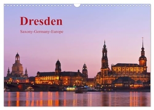 Kirsch, Gunter. Dresden-Saxony-Germany-Europe / UK-Version (Wall Calendar 2025 DIN A3 landscape), CALVENDO 12 Month Wall Calendar - Dresden, beautiful German city on the Elbe river. Calvendo, 2024.