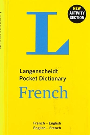 Langenscheidt, Redaktion (Hrsg.). Langenscheidt Pocket Dictionary French - Französisch-Englisch / Englisch-Französisch. Langenscheidt bei PONS, 2014.