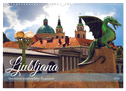 Ljubljana - Sloweniens wunderschöne Hauptstadt (Wandkalender 2024 DIN A3 quer), CALVENDO Monatskalender