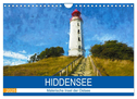 Hiddensee - Malerische Insel der Ostsee (Wandkalender 2025 DIN A4 quer), CALVENDO Monatskalender
