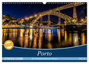 Porto - Die Handelsstadt am Douro (Wandkalender 2024 DIN A3 quer), CALVENDO Monatskalender